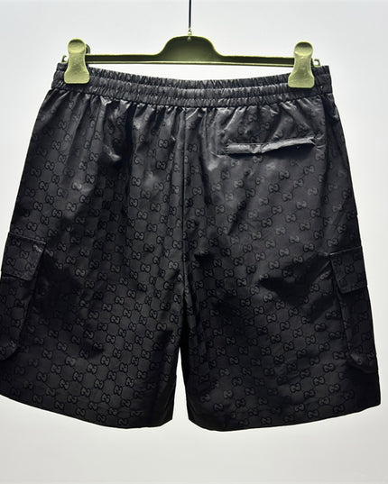 Gucci Jacquard Cargo Shorts in Black