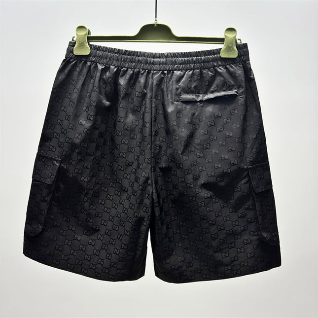 Gucci Jacquard Cargo Shorts in Black