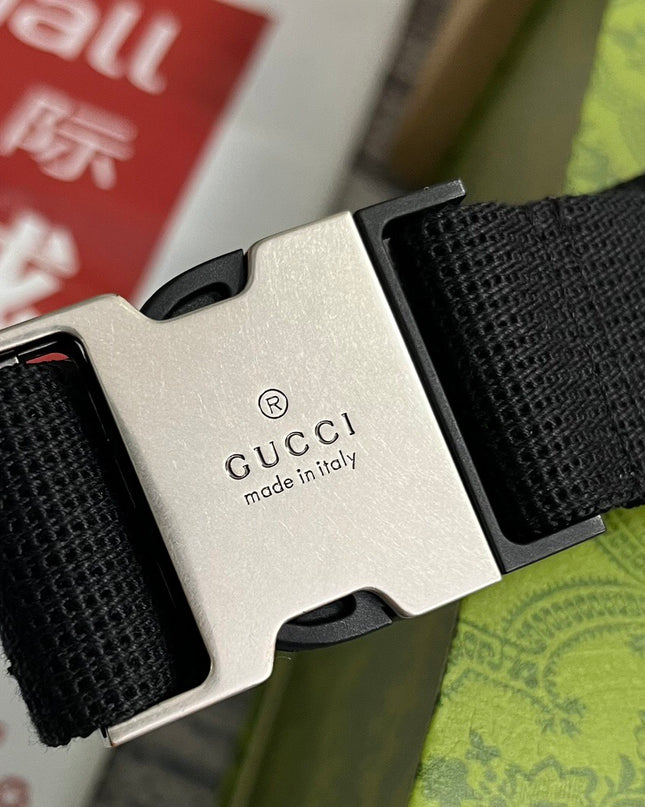 Gucci Jumbo Belt Bag – All-Black Maxi Logo