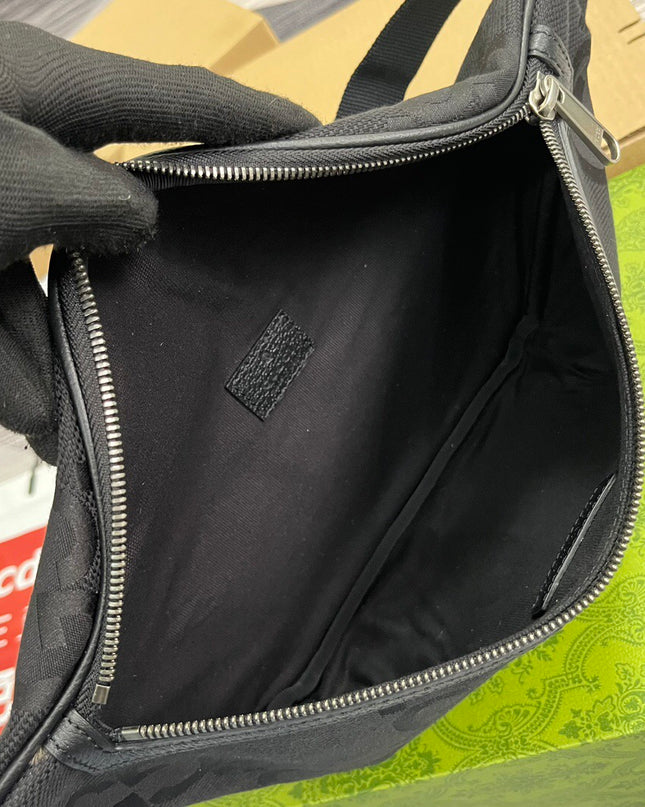 Gucci Jumbo Belt Bag – All-Black Maxi Logo