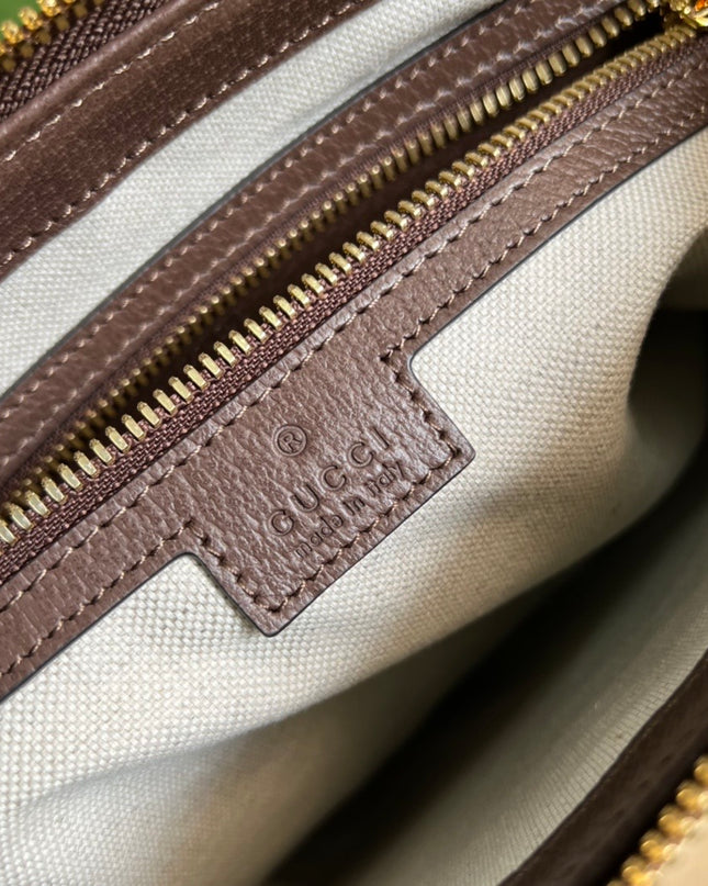 Gucci Jumbo Messenger Bag – Green & Red Web Strap