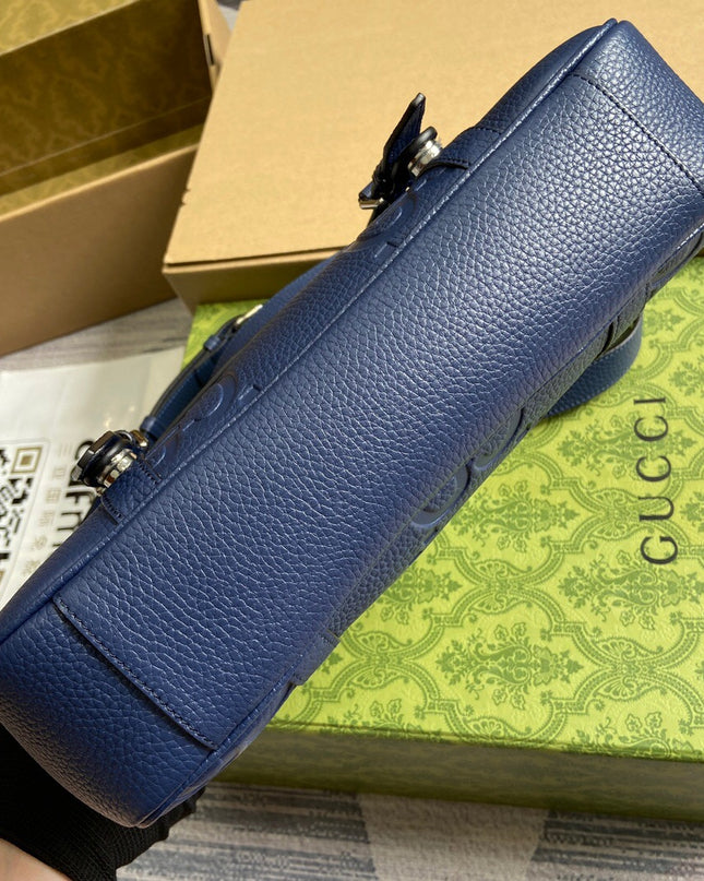 Gucci Jumbo Medium Messenger Bag 760234 – Dark Green Leather
