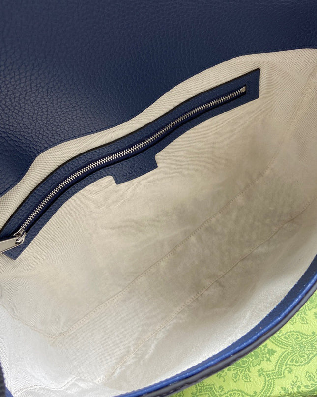 Gucci Jumbo Medium Messenger Bag 760234 – Dark Green Leather