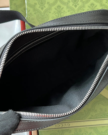 Gucci Jumbo GG Canvas Messenger Bag 675891 – Black