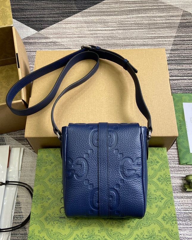Gucci Jumbo Small Messenger Bag 760235 – Blue