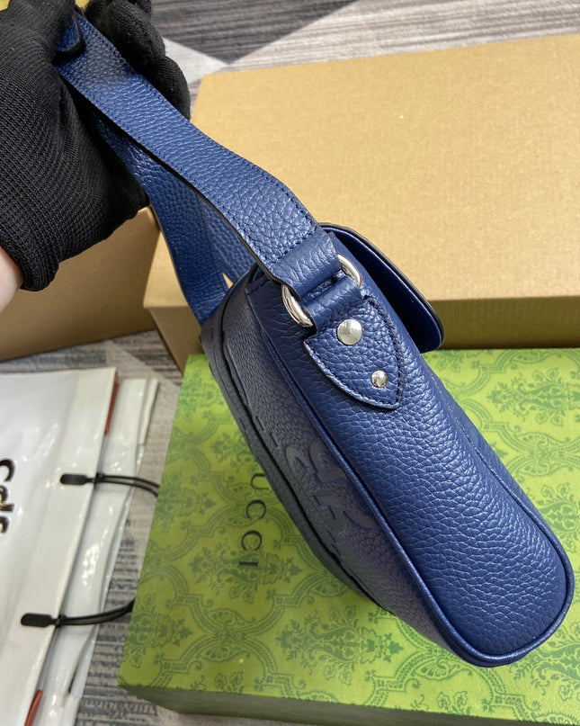 Gucci Jumbo Small Messenger Bag 760235 – Blue