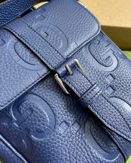 Gucci Jumbo Small Messenger Bag 760235 – Blue