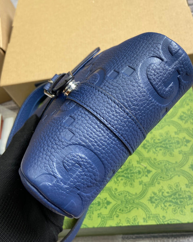 Gucci Jumbo Small Messenger Bag 760235 – Blue