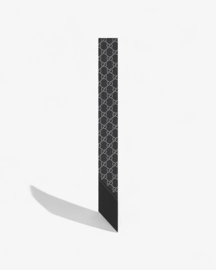Gucci Lamé GG Silk Twill Ribbon – Black
