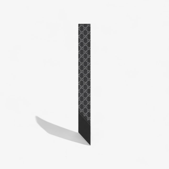 Gucci Lamé GG Silk Twill Ribbon – Black