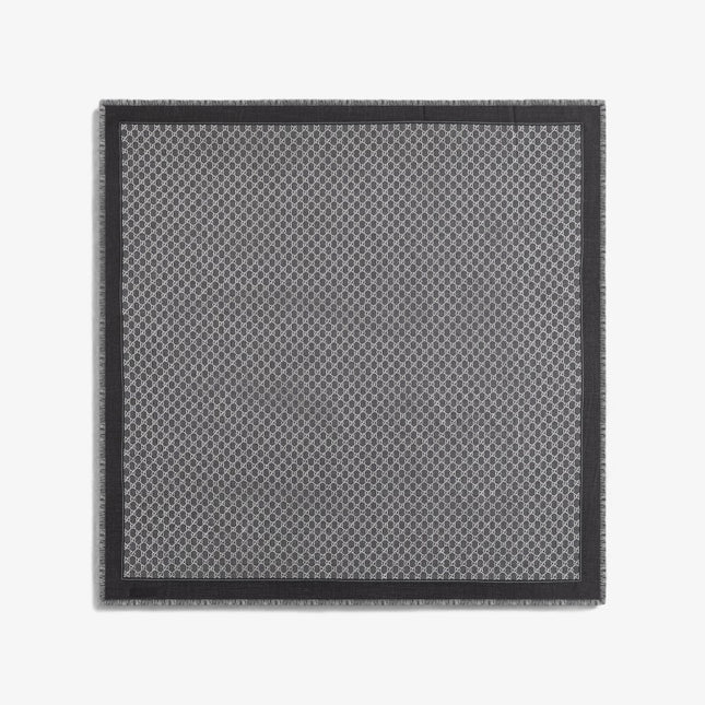 Gucci Lamé GG Wool Shawl – Black