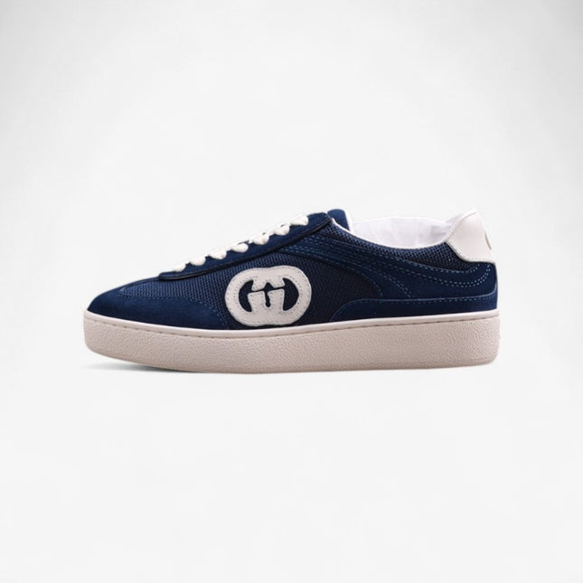 Gucci Lido Men’s Suede & Mesh Sneaker