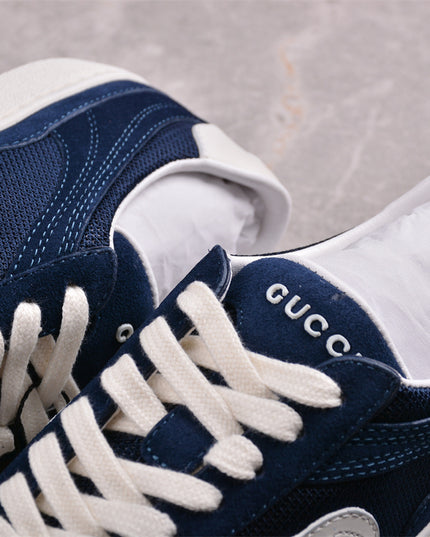 Gucci Lido Men’s Suede & Mesh Sneaker