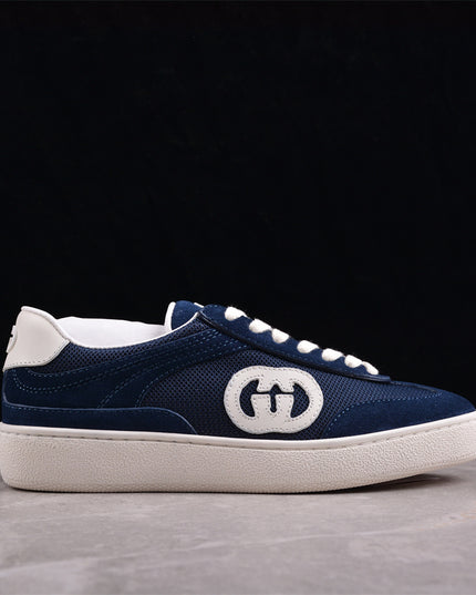 Gucci Lido Men’s Suede & Mesh Sneaker