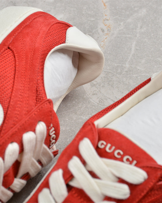 Gucci Lido Men’s Suede Sneaker