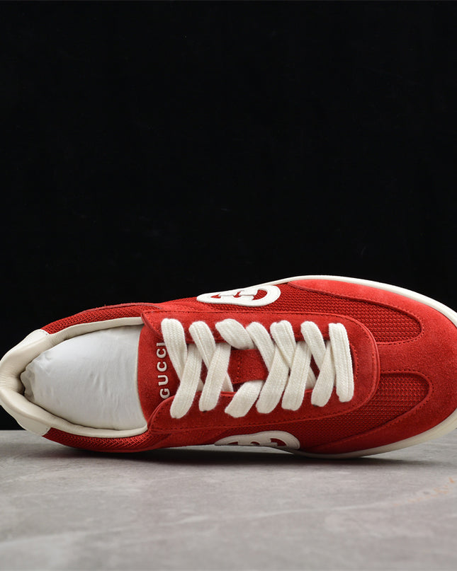 Gucci Lido Men’s Suede Sneaker