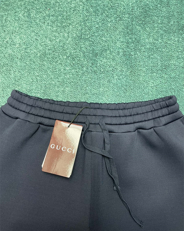 Gucci Logo Cotton‑Blend Sweat Shorts