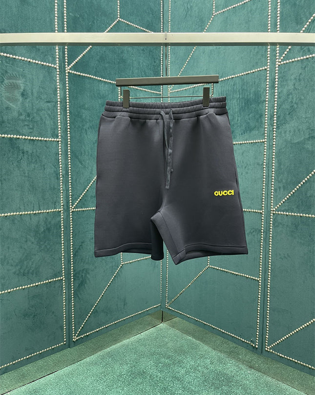 Gucci Logo Cotton‑Blend Sweat Shorts