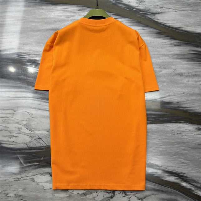 Gucci Logo‑Print Cotton‑Jersey T‑Shirt in Orange