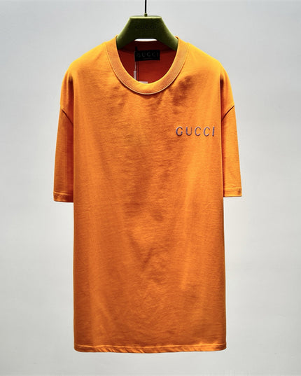 Gucci Logo‑Print Cotton‑Jersey T‑Shirt in Orange