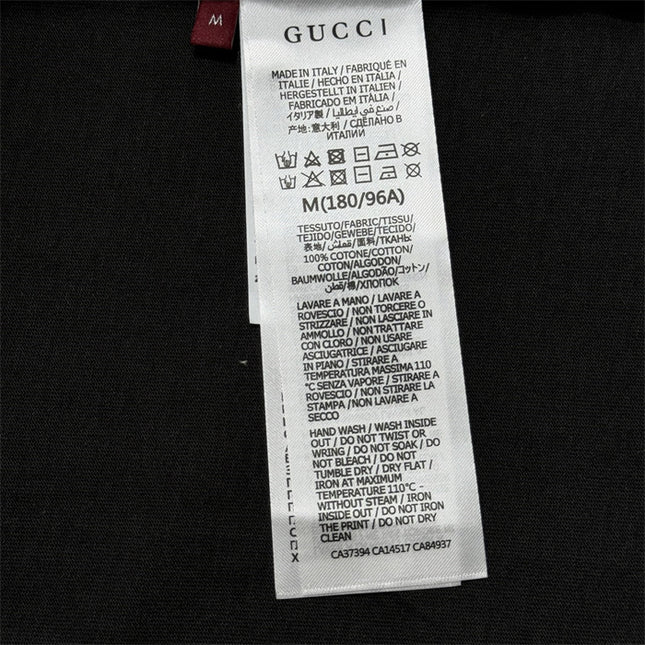 Gucci Logo‑print Cotton‑jersey T‑shirt in Black and Pink