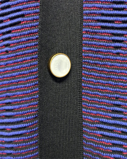 Gucci Louis Vuitton Monogram Knit Cardigan – Purple - Blue Gradient
