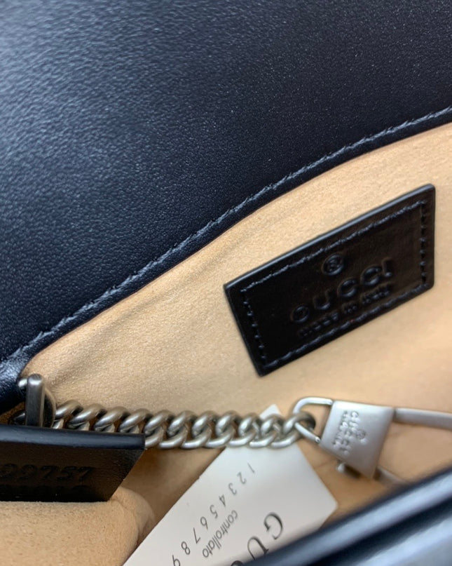 Gucci Marmont Belt Bag 699757 – Black Patent Leather with Black Hardware