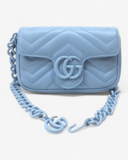 Gucci Marmont Belt Bag 699757 - Blue
