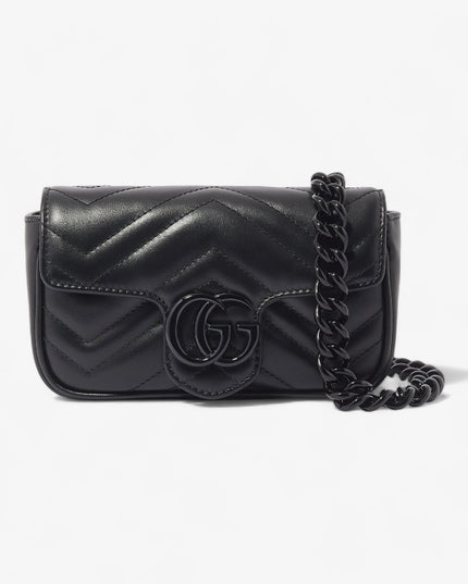 Gucci Marmont Belt Bag 699757 – Black Patent Leather with Black Hardware