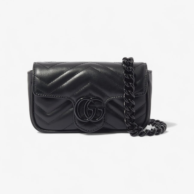 Gucci Marmont Belt Bag 699757 – Black Patent Leather with Black Hardware