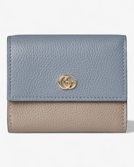 Gucci Marmont Bi-Color Leather Mini Wallet