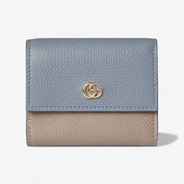 Gucci Marmont Bi-Color Leather Mini Wallet