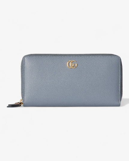 Gucci Marmont Bi-Color Leather Zip Around Wallet