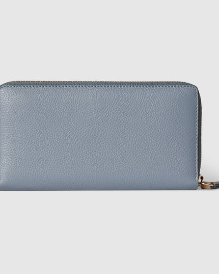 Gucci Marmont Bi-Color Leather Zip Around Wallet