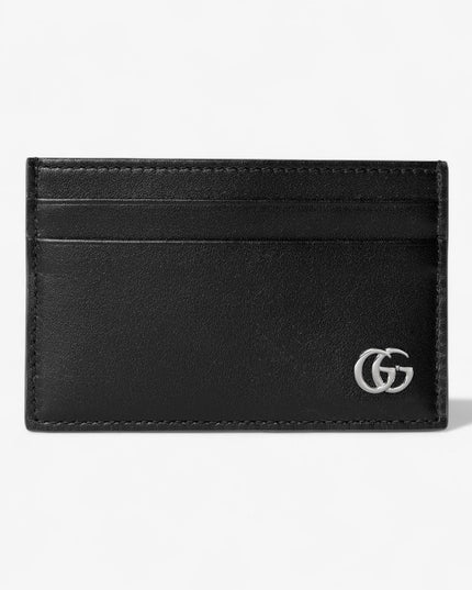 Gucci Marmont Black Leather Card Case