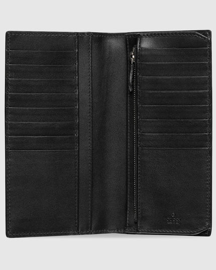 Gucci Marmont Black Leather Long Wallet
