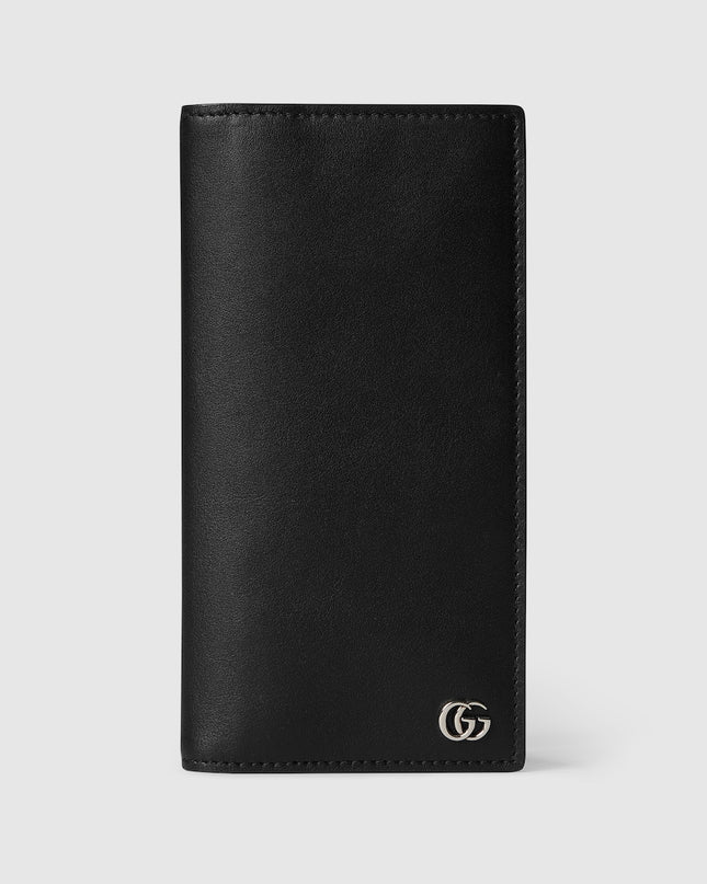 Gucci Marmont Black Leather Long Wallet