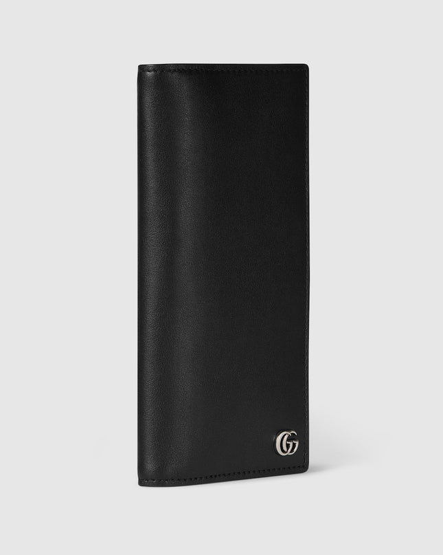Gucci Marmont Black Leather Long Wallet