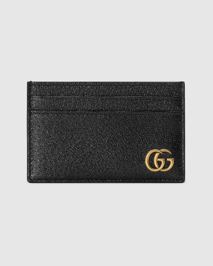Gucci Marmont Black Leather Slim Card Case