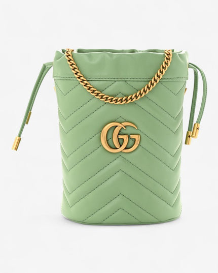 Gucci Marmont Matelassé Mini Bucket Bag 575163