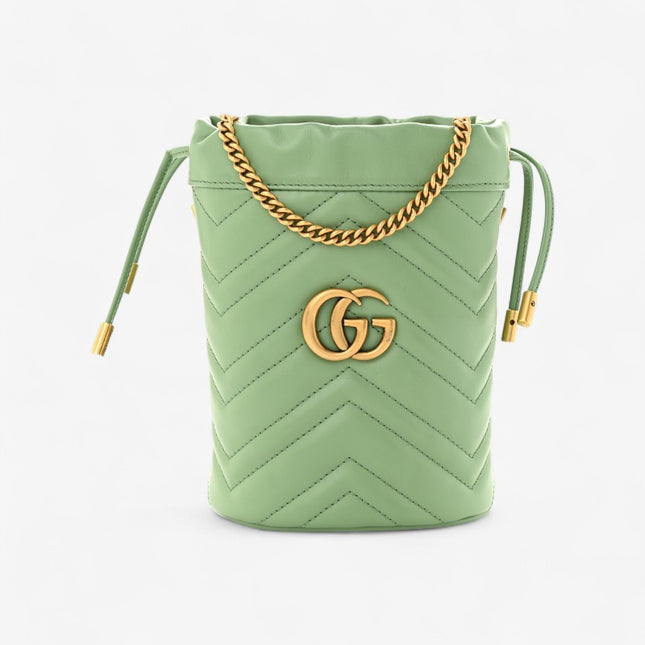 Gucci Marmont Matelassé Mini Bucket Bag 575163