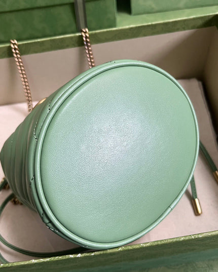 Gucci Marmont Matelassé Mini Bucket Bag 575163