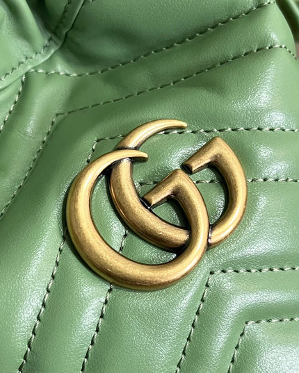 Gucci Marmont Matelassé Mini Bucket Bag 575163