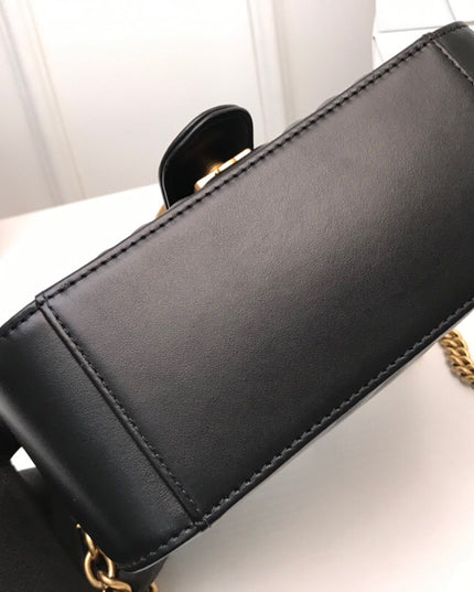 Gucci Marmont Mini Top Handle Bag 547260 Black