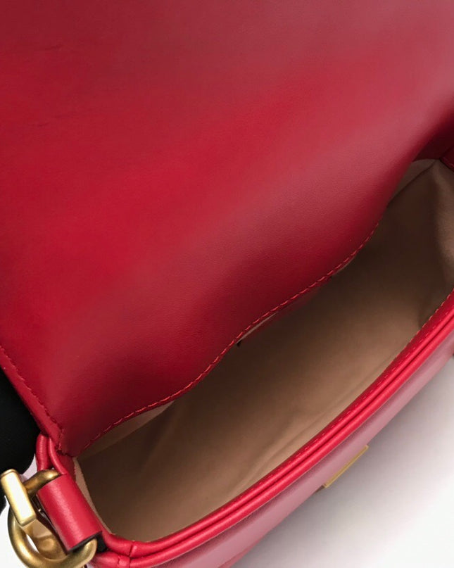 Gucci Marmont Mini Top Handle Bag 547260 Red
