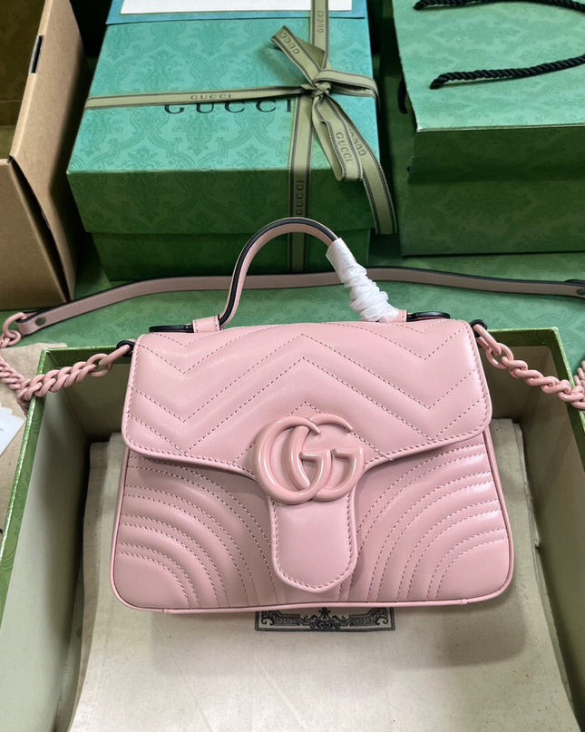 Gucci Marmont Mini Top Handle Bag 702563