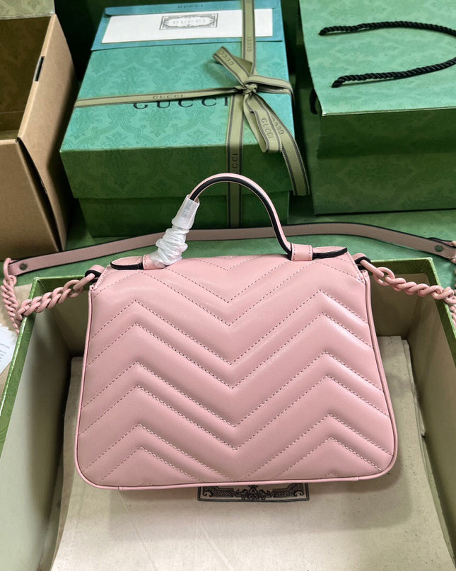 Gucci Marmont Mini Top Handle Bag 702563