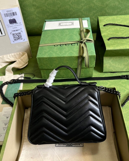Gucci Marmont Mini Top Handle Bag 702563