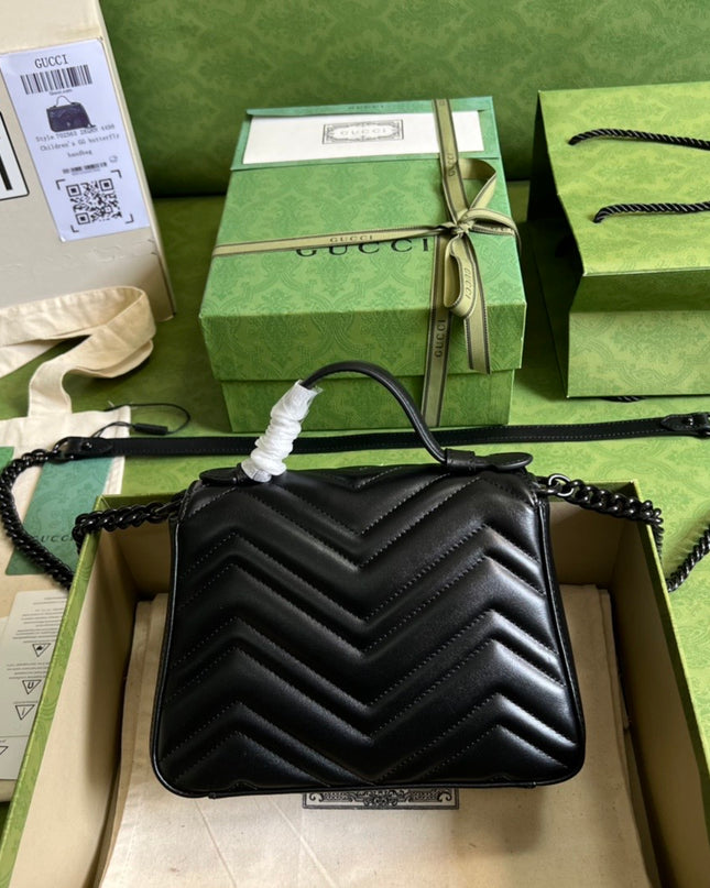 Gucci Marmont Mini Top Handle Bag 702563