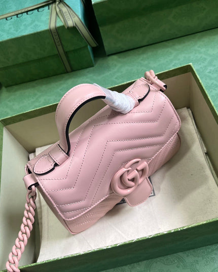 Gucci Marmont Mini Top Handle Bag 702563